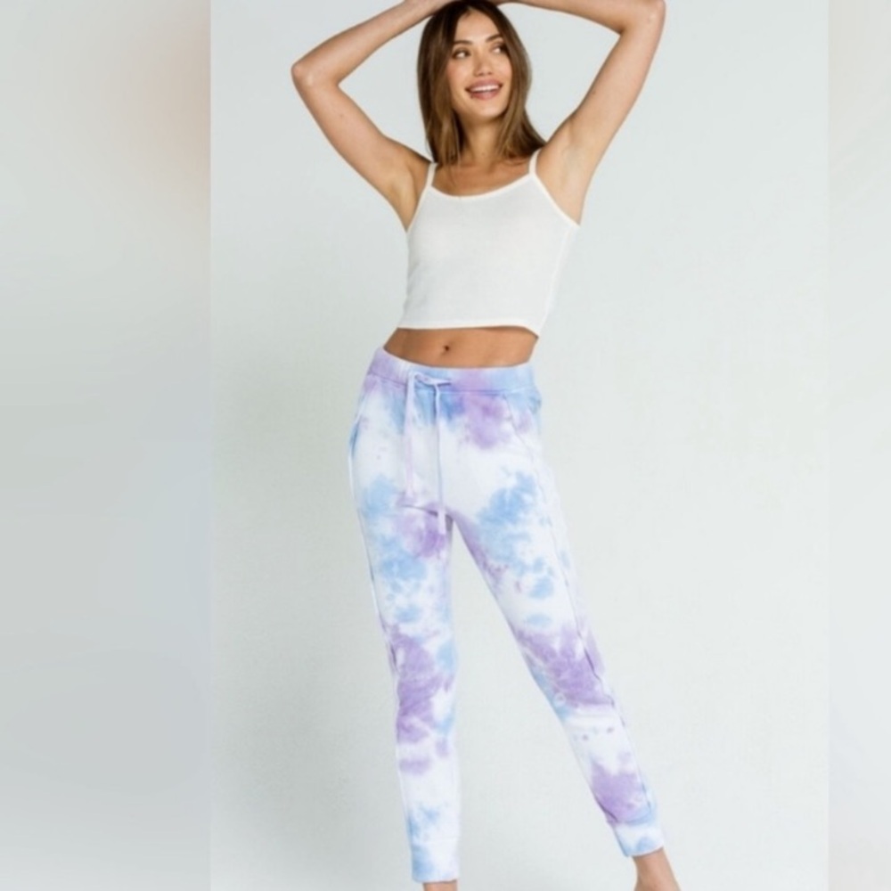 Free people movement tye dye joggers